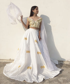 Rose Print Lehenga