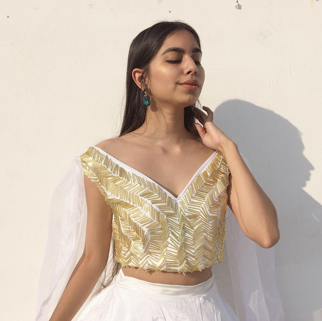 Rose Print Lehenga