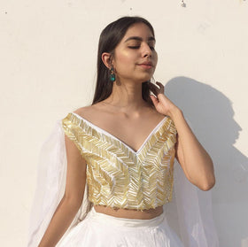 Rose Print Lehenga