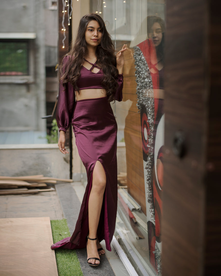 Single Slit Floor Length Co-ordinates