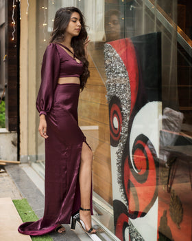 Single Slit Floor Length Co-ordinates