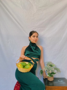 THE REVERSIBLE HALTERNECK TOP