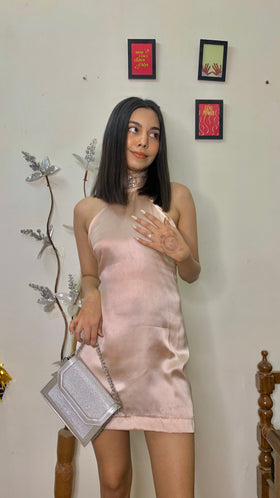 Halterneck Mini Dress