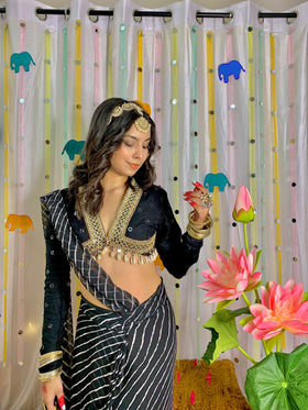 Anaika Leheriya Fusion Saree ~मनमोहिनी Edit
