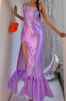 Single shoulder Chain-Strap Aline 