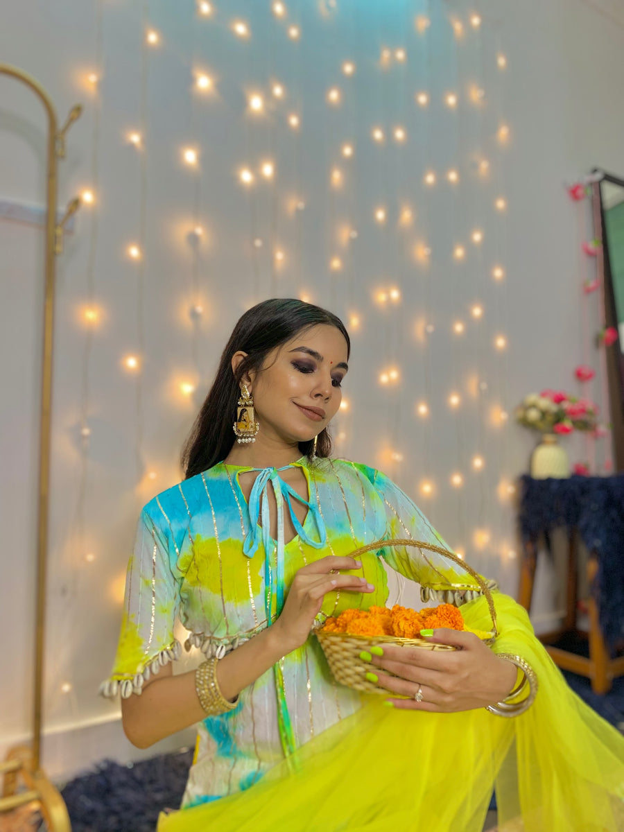 Rangeela Tie-Dye Sharara