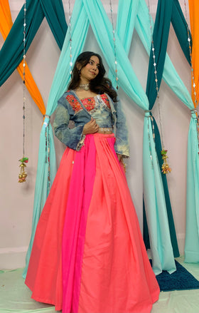Navratri Fusion Legenga set