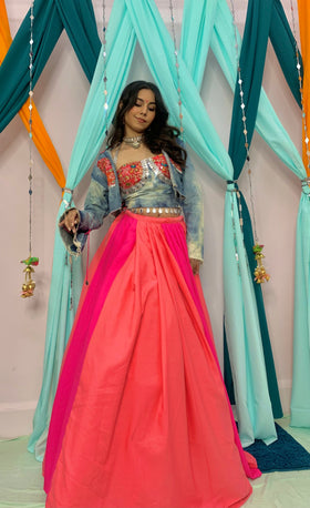 Navratri Fusion Legenga set