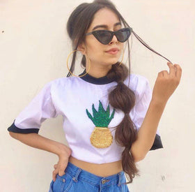 Pineapple Motif top.
