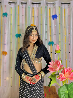 Anaika Leheriya Fusion Saree ~मनमोहिनी Edit