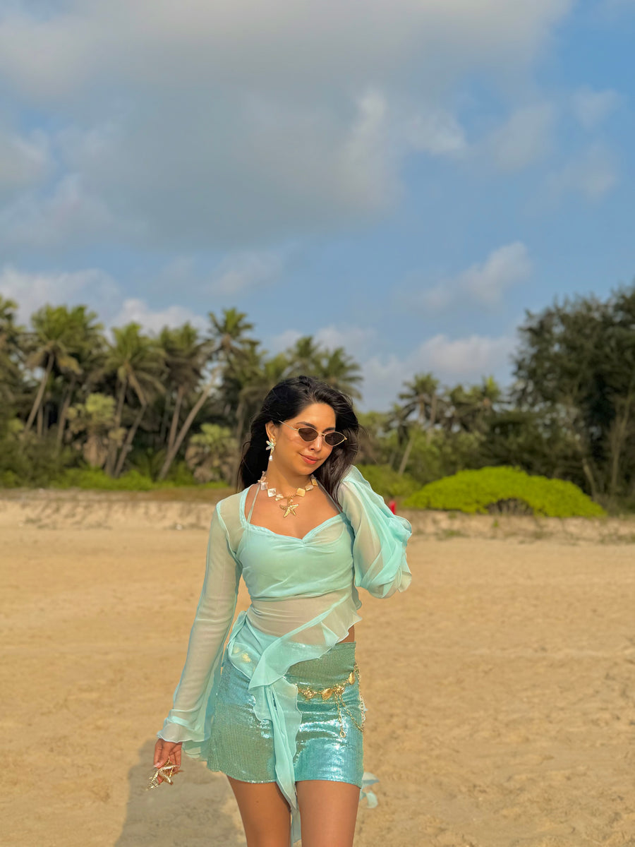 Sequin Skirt || Mini