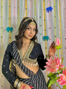 Anaika Leheriya Fusion Saree ~मनमोहिनी Edit