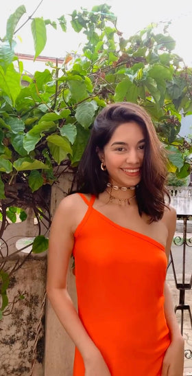The Orange popsicle dress