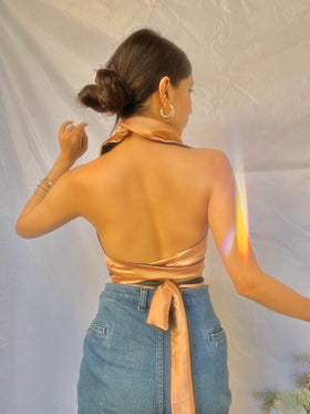 THE REVERSIBLE HALTERNECK TOP