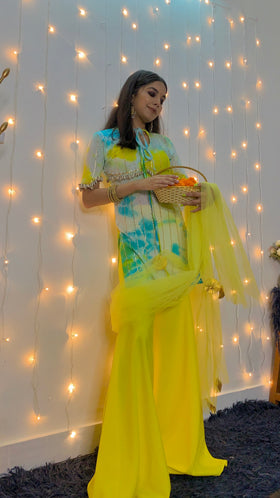 Rangeela Tie-Dye Sharara