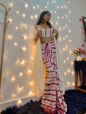 Cowrie Lahariya Tie-Dye Co-ords set
