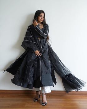 Gota Kinari Ruffle Dupatta
