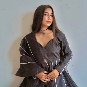 Gota Kinari Ruffle Dupatta