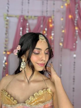 Phool ~ Floral Print Organza Lehenga 
