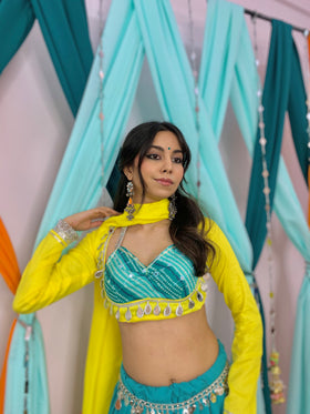Navratri Fusion Lehenga Set 5 || Edition 1