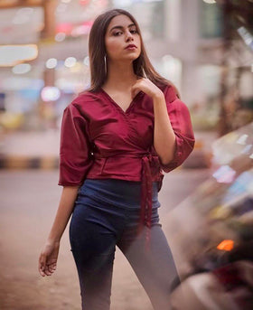 OverLapped knot top