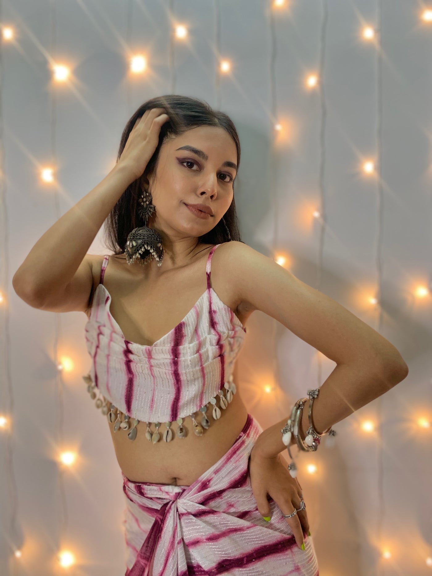 Cowrie Lahariya Tie-Dye Co-ords set