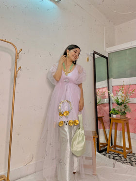 The Lavender Flow Ethnic Co-ords