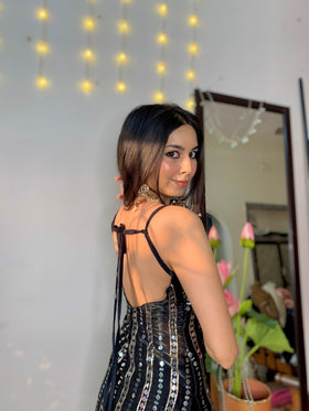 Taara ~ The sequin single strap kurti