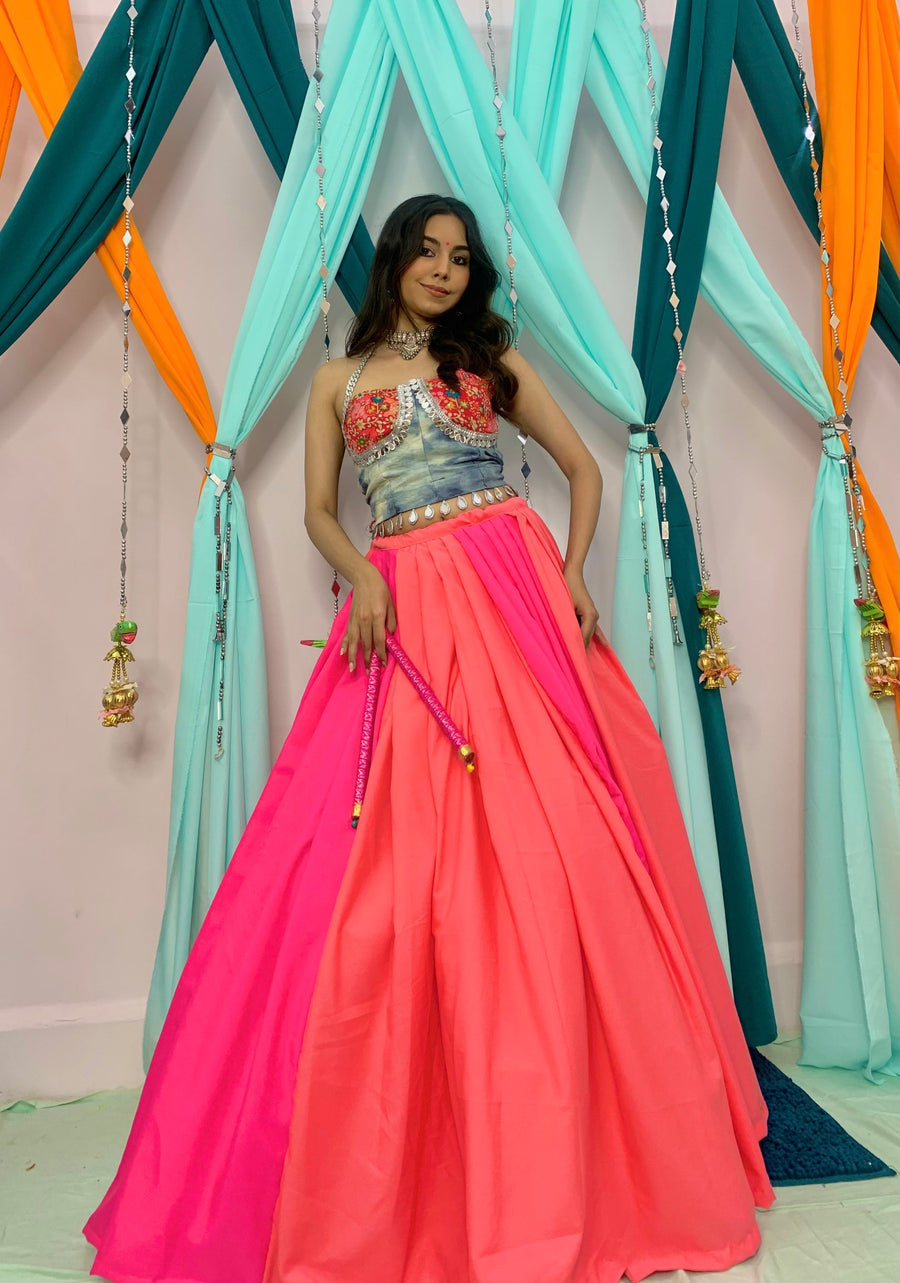 Navratri Fusion Legenga set